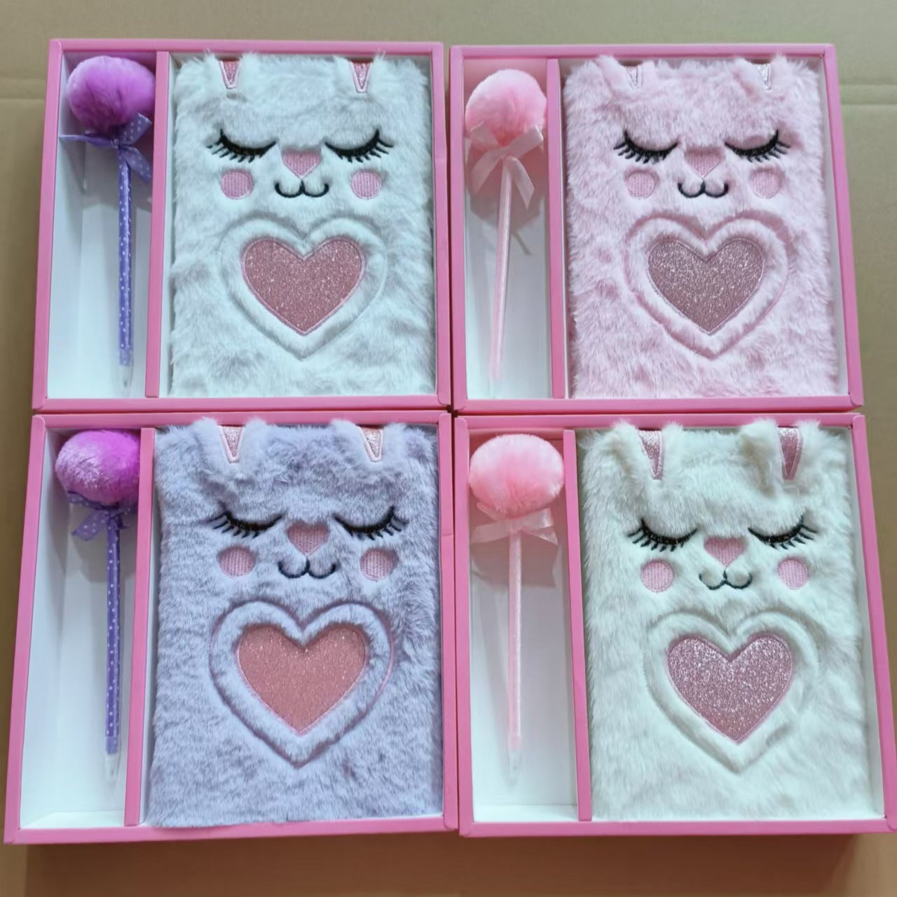 Wholesale Plush Notebook,  Cute Decompression Kidsren' s Gift Notebook